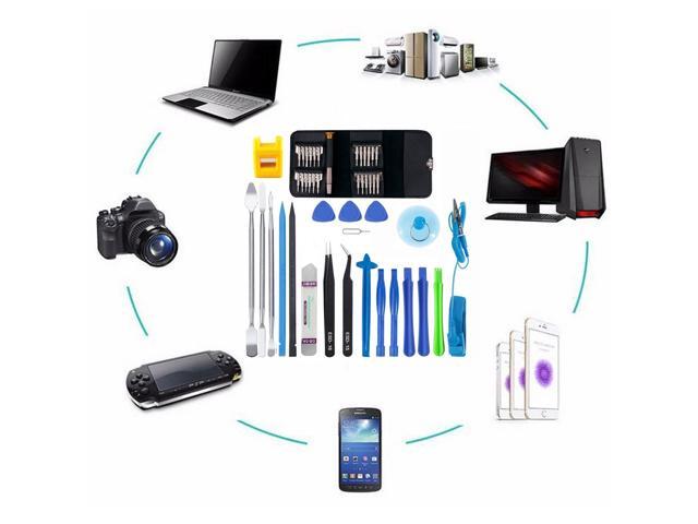 Professional 46 in 1 Mobile Phone Screen Opening Repair Tools Kit Screwdriver Pry Disassemble Tool Set for iPhone Samsung Ipad