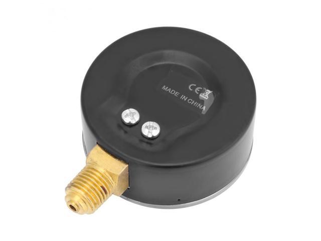 0-6bar 1/4' NPT Thread Pressure Gauge Side Mount Manometer 6cm Dial Plate For Fuel Air Oil Water Pressure Measuring Tools