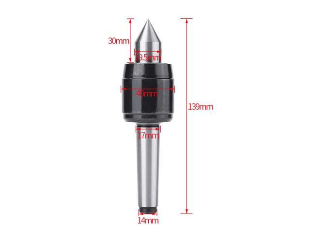 Rotating Live Center for MK2 Steel Point 60 Degree Machine Taper CNC Lathe Tool
