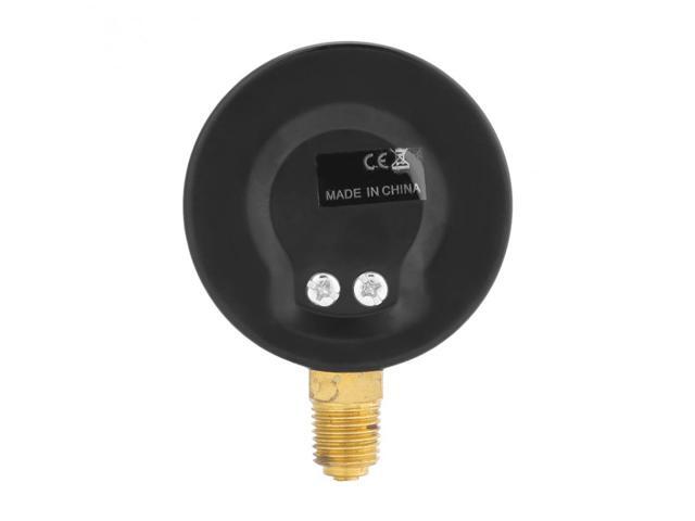 0-6bar 1/4' NPT Thread Pressure Gauge Side Mount Manometer 6cm Dial Plate For Fuel Air Oil Water Pressure Measuring Tools