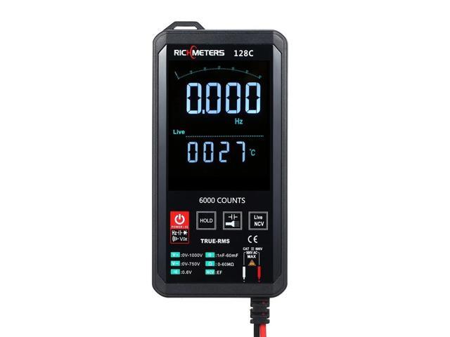 Photos - Other Power Tools RICHMETERS 128C Digital Multimeter 6000 Counts True-RMS Auto Ranging AC/DC