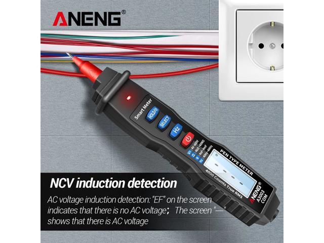 ANENG A3003 Digital Pen Multimeter NCV AC/DC Voltmeter Ohmmeter Resistance Capacitance Frequanecy Live Line Test Handheld 4000 Counts LCD Backlight...