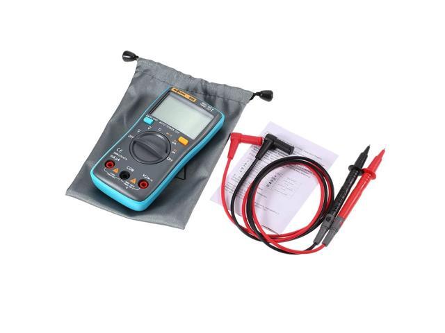RICHMETERS RM098 Multifunctional LCD Digital Multimeter DMM DC AC Voltage Current Resistance Diode Continuity Tester Measurement Automatic Polarity...