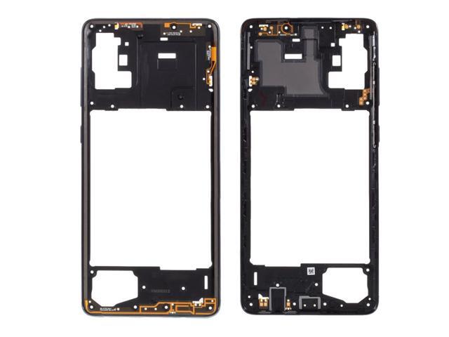 New Middle Plate Frame Repair Part (Plastic) For Samsung Galaxy A71 SM-A715 A715 (Black) New Middle Plate Frame Repair Part (Plastic) For Samsung Galaxy A71 SM-A715 A715 (Black)