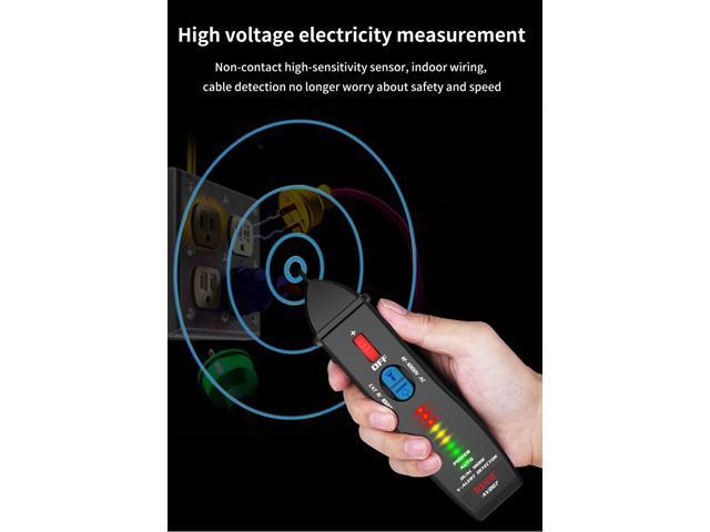 BSIDE ZT-E8 With AVD07 Kit Smart Voltage Detector Pen Auto/Manual Mode Adjustable Sensitivity Dual Range Non-contact AC Volt Tester Live Wire