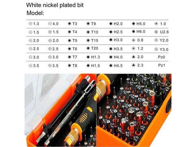 Jakemy JM-8127 Interchangeable Magnetic 54 in 1 Multipurpose Precision Screwdriver Set Repair Tools for Cellphone PC