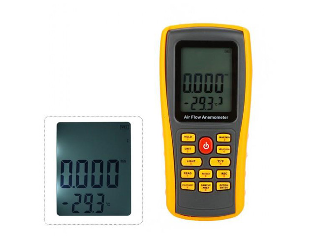 GM8902 Digital Anemometer Wind Speed/Air Flow/Air Temperature Meter Tester Measuring 0~...