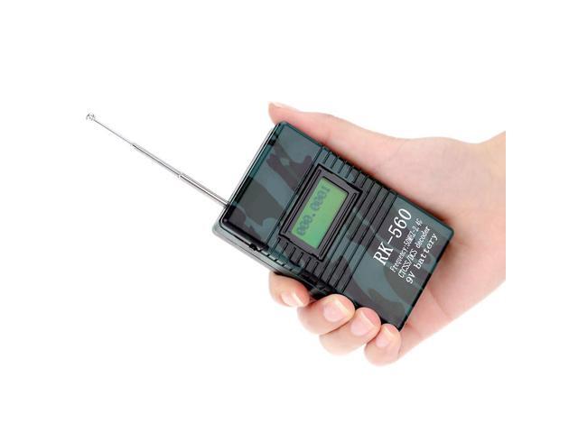 Accurate RK560 50MHz-2.4GHz Portable Handheld Frequency Counter DCS CTCSS Radio Testing Frequency Meter Counter