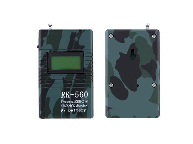 Accurate RK560 50MHz-2.4GHz Portable Handheld Frequency Counter DCS CTCSS Radio Testing Frequency Meter Counter