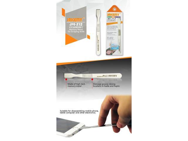 JAKEMY Memory Metal Solder Knife Spudger Pry Open Repair Scraper Tin Scraping Mixing Knife Mobile Phone Repair Tools