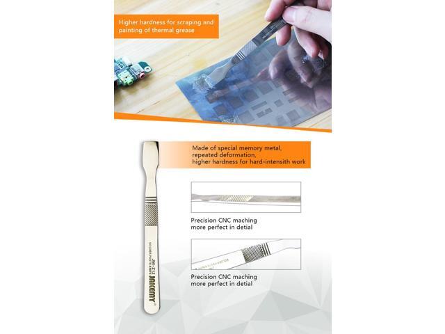 JAKEMY Memory Metal Solder Knife Spudger Pry Open Repair Scraper Tin Scraping Mixing Knife Mobile Phone Repair Tools