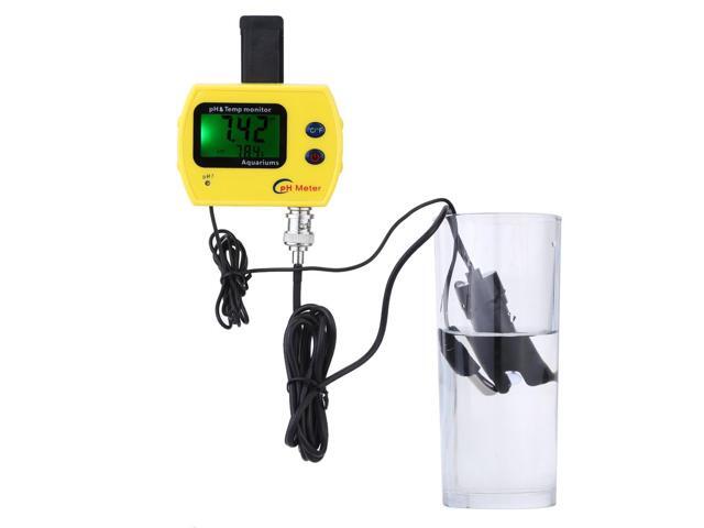 High Precision pH &TEMP Meter Professional Online pH Meter for Aquarium Portable Acidimeter Fine Drinking Water Quality Analyzer