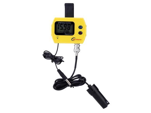 High Precision pH &TEMP Meter Professional Online pH Meter for Aquarium Portable Acidimeter Fine Drinking Water Quality Analyzer