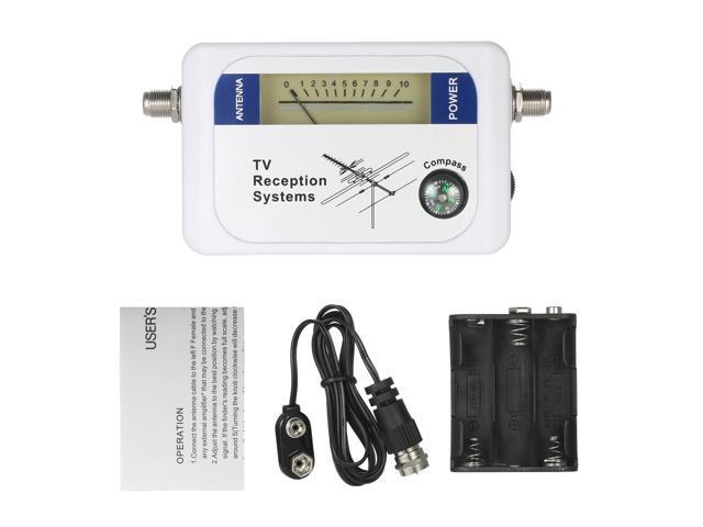 Digital Satellite Signal Finder Satellite Finder Satellite Signal Meter TV Antenna Satellite Signal Finder Meter with Compass