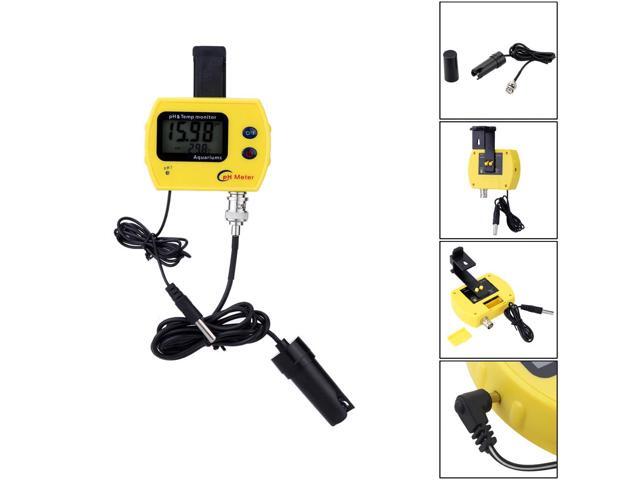 High Precision pH &TEMP Meter Professional Online pH Meter for Aquarium Portable Acidimeter Fine Drinking Water Quality Analyzer
