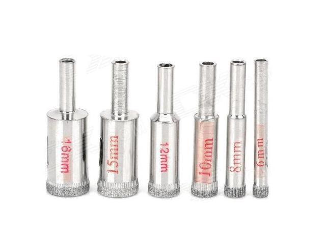 WLXY WL-602 Emery Tapper Socket Shank Adapter Set for Ceramic / Marble / Glass - Silver