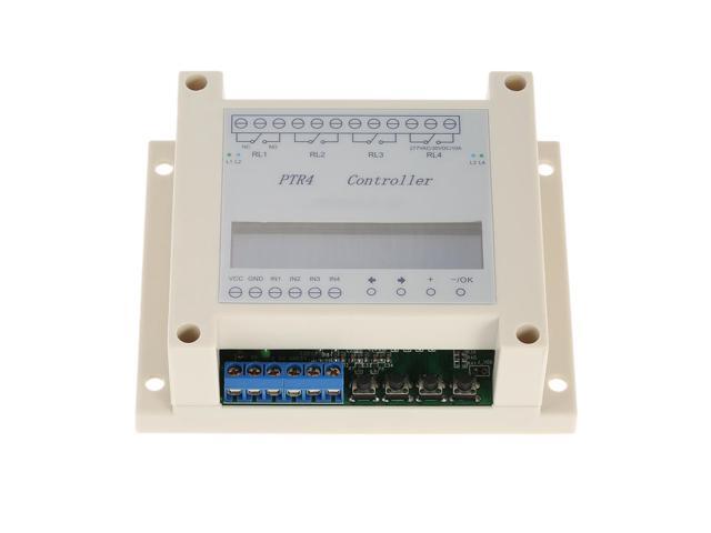 DC6-40V 4-Channel Time Relay 99 Steps Module Solenoid Valve Control Relay LCD Display Digital Programmable Time Delay Relay