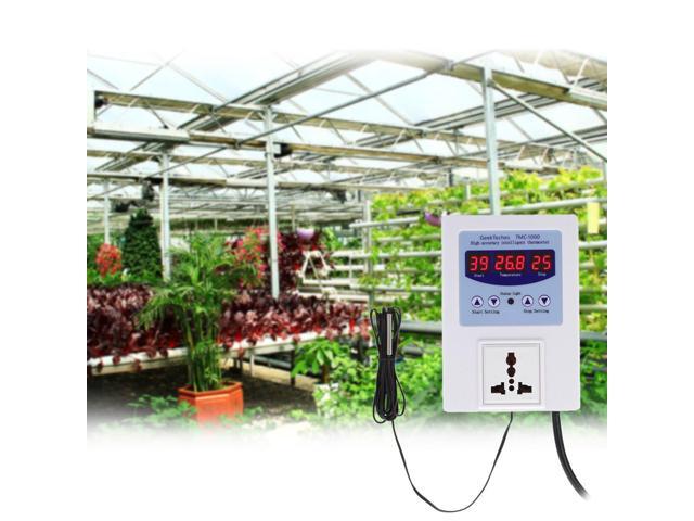 10A Digital Intelligent Temperature Controller Pre-wired thermal regulator with Sensor Thermostat Heating Cooling Control Switch