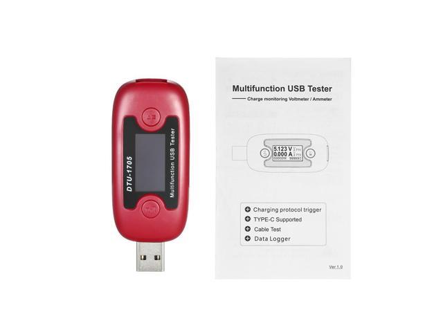 Multi-functional USB Tester Voltmeter Voltage Current Ammeter Power Meter LCD display Compatible with Phone Computer Power bank