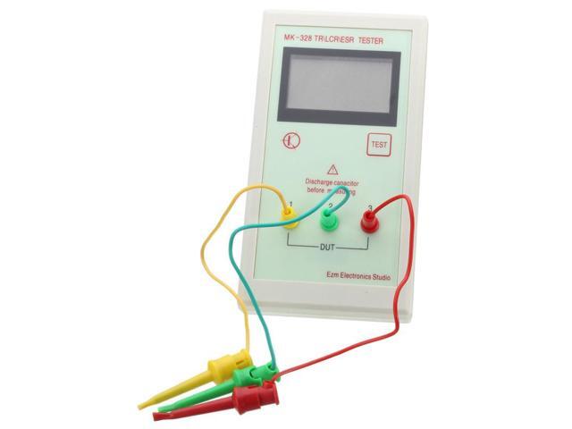 ESR Meter MK-328 TR for LCR ESR Digital Transistor Tester Inductance Capacitance Resistance 12864 LCD Screen