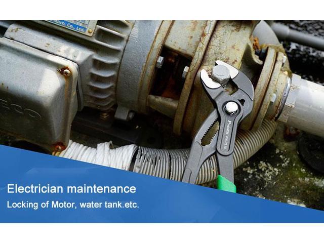 Pro'skit PN-P210 10' Water Pump Pliers Quick-release Pipe Wrench Plumbing pliers universal wrench Grip pipe wrench Plumber Hand Tools