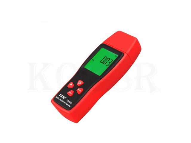 TASI Portable Digital LCD display Pressure manometer TA8520 100 hPa manometer pressure gauge Wind speed gauge