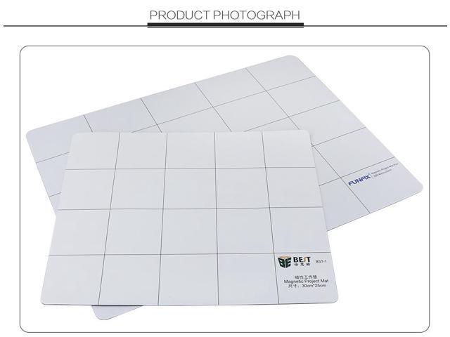 White Heat Insulation Silicone Pad Maintenance Platform BGA Soldering Repair Station Hot Gun Partner - 40*30cm