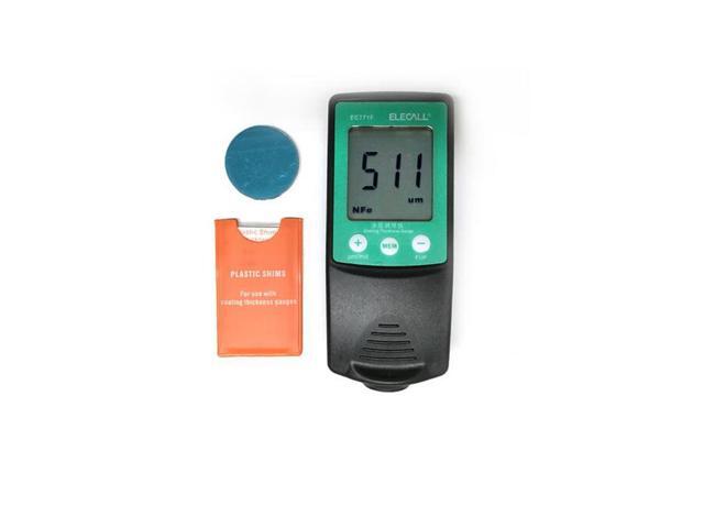 ELECALL EC771F Digital Thickness Gauge Coating Meter Width Measuring Instrument Paint Electroplated Coating Thickness Measure
