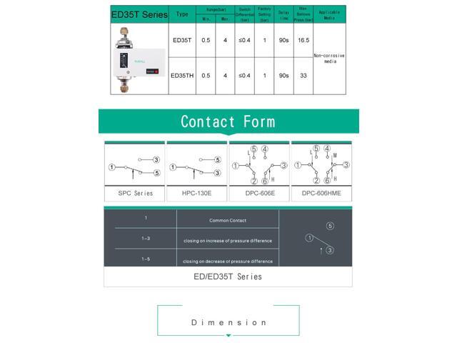 ELECALL SPC-110E Water Pump Dual Pressure Control Switch Eletronic Pressure Controller for Water Pump