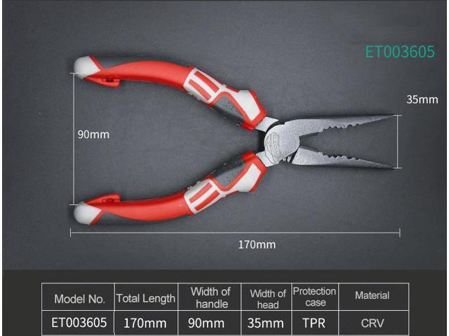 ELECALL Wire cutter pliers Long nose nippers Cable Wire Side Cutter Cutting Nippers Pliers Jewelry hand tools
