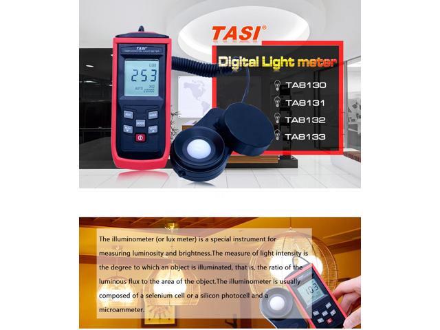 TASI TA8133 200,000Lux Digital LCD Pocket Light Meter,tachometer luxmeter Lux/FC Measure Tester tachometer luxmeter