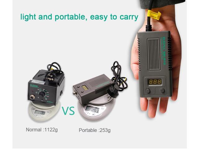 ELECALL ESI-910 Soldering Station Electrical Solder Iron Tool Kit Portable Digital Thermostat Set