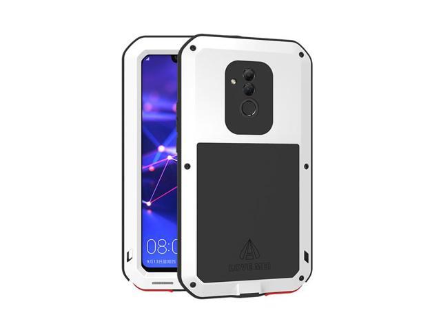 Love Mei Powerful Case For Mate20 Lite Premium Waterproof Shockproof Aluminum Case Cover for HUAWEI Mate20 Lite (White)