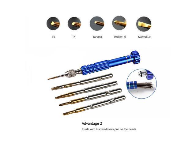 ELECALL 6 In 1 Screwdriver Sets Multi-function Repair Tools Digital Computer Mobile Phone Repair Torx Phillips Slotted