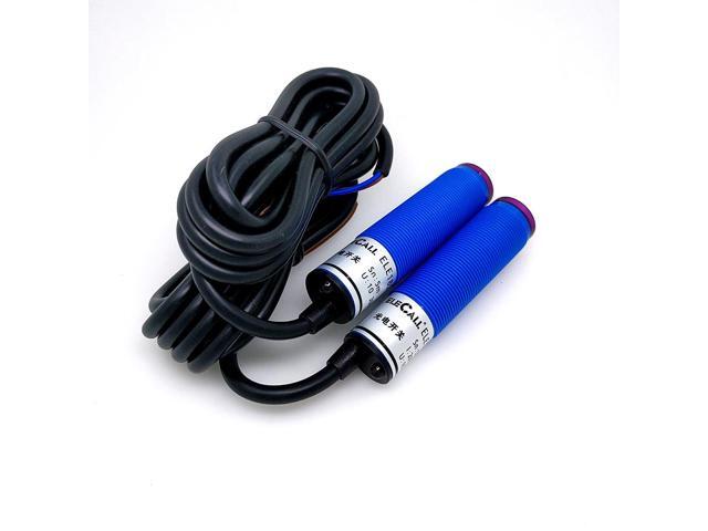 10-30VDC Photoelectric Sensor Beam Photoelectric Switch NPN Normally Open Infrared Sensor 5M ELE18S-D501NAD3