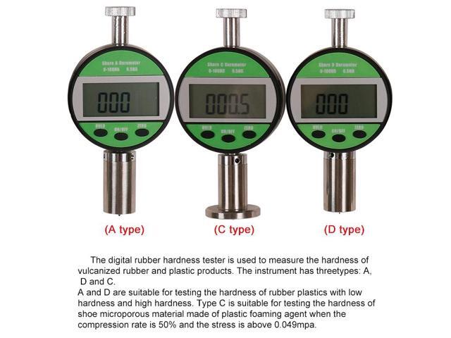 ELECALL LX-C-Y Digital Hardness meter Tester 0-100HA LCD Meter For Rubber Plastic Leather Multi-grease Wax