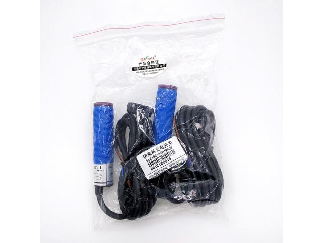 10-30VDC Photoelectric Sensor Beam Photoelectric Switch NPN Normally Open Infrared Sensor 5M ELE18S-D501NAD3