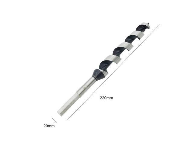 Elecall high Quality Carbon Steel Sharp Twist Drill Auger Bit For Electrical Drill Woodworking Tool 20*220mm