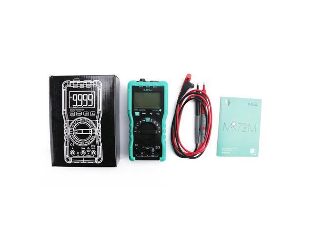 ELECALL MK72M Mini Multimeter Test Digital True RMS Multi-function Resistance Capacitor Tester Multimetro With Cable Probes