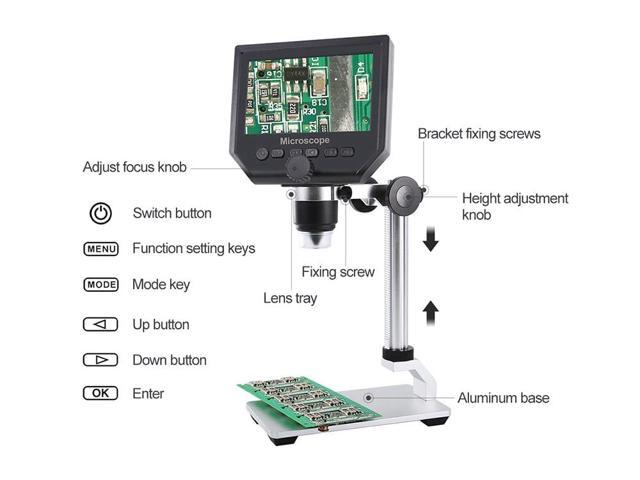 BESBEST 600X Digital Electronic Microscope Repair Tool - BLACK