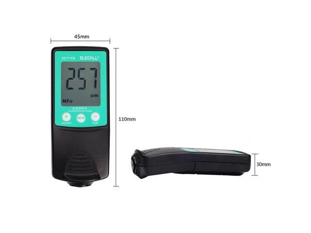 EC771FN Mini Digital Thickness Gauge Meter Coating Meter Thickness Width Tester Measurement Instrucment