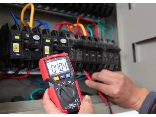 UNI-T UT125C Digital Multimeter AC/DC Ammeter Voltmeter Ohm Electrical Tester Meter NCV Multitester Pocket Size Multimeter