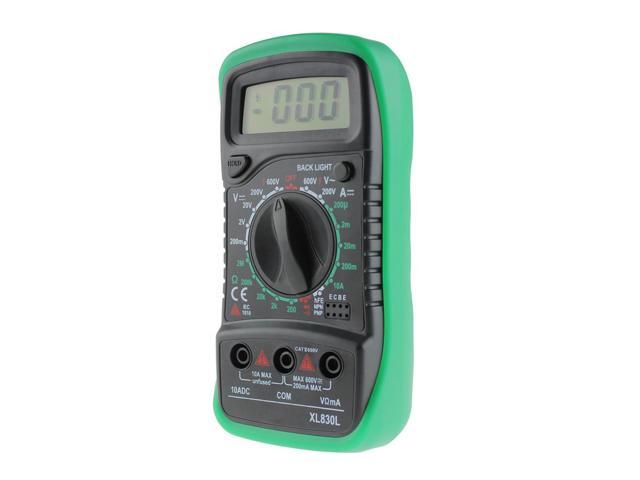 XL830l Digital Multimeter Voltmeter Ammeter AC DC OHM Volt Tester LCD Test Current Multimeter Overload Protection