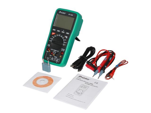 Pro'skit MT-1820 3 5/6 Dual Display Multifunction Digital Multimeter High Precision USB with Computer Anti-Burning Multimeter