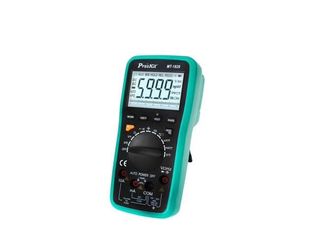 Pro'skit MT-1820 3 5/6 Dual Display Multifunction Digital Multimeter High Precision USB with Computer Anti-Burning Multimeter