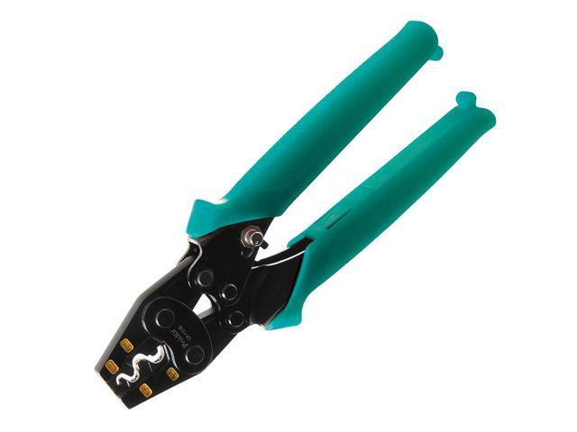 Pro'skit CP-151B Miniature Terminals Ratchet Line Pressing Pliers Tool Automatic Stripping Non-insulated Network Cable Pliers