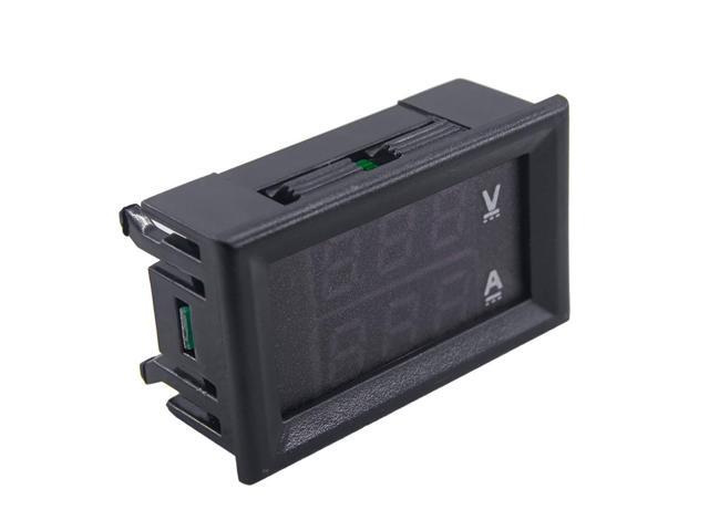 1pcs Professional DC 100V 10A Voltmeter Ammeter Blue + Red LED Amp Dual Digital Volt Meter Gauge Voltage Current Home Use Tool