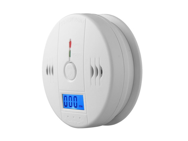 Home Safety CO Carbon Monoxide Poisoning Smoke Gas Sensor Warning Alarm Detector LCD Displayer Kitchen