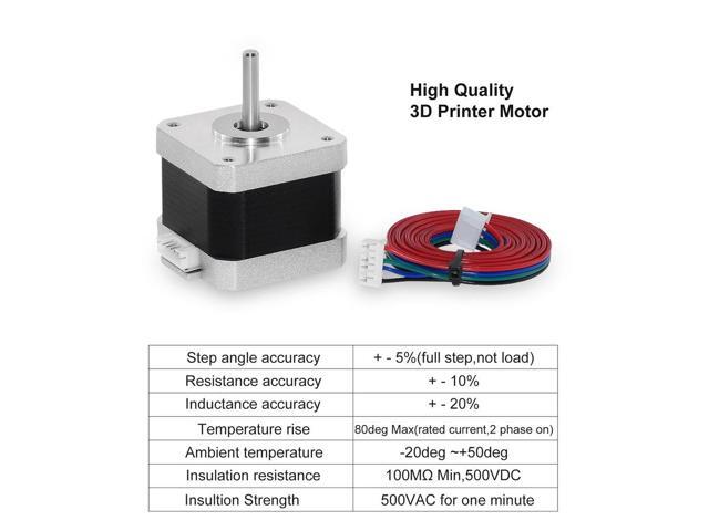 17HS4401 4-lead Nema 17 Stepper Motor 42 Motor 42BYGH 1.5A with DuPont line 1m Wire CE CNC Laser and 3D Printer Motor