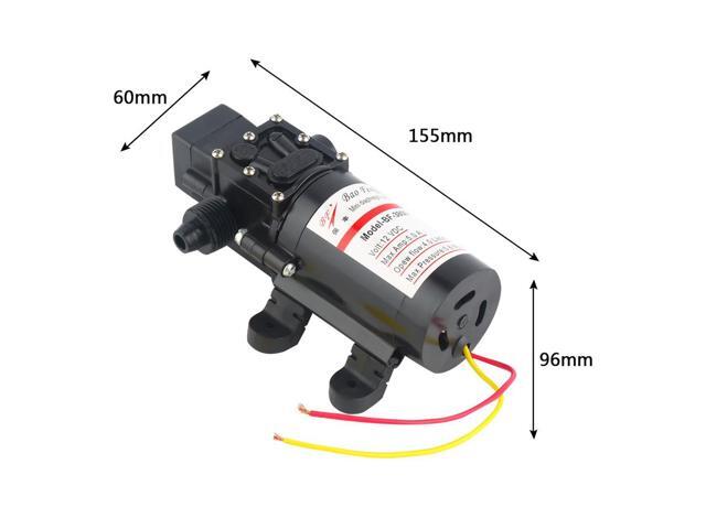 12V DC 60W Demand Fresh Water Diaphragm Self Priming Pump Low Pressure Educational Equipment